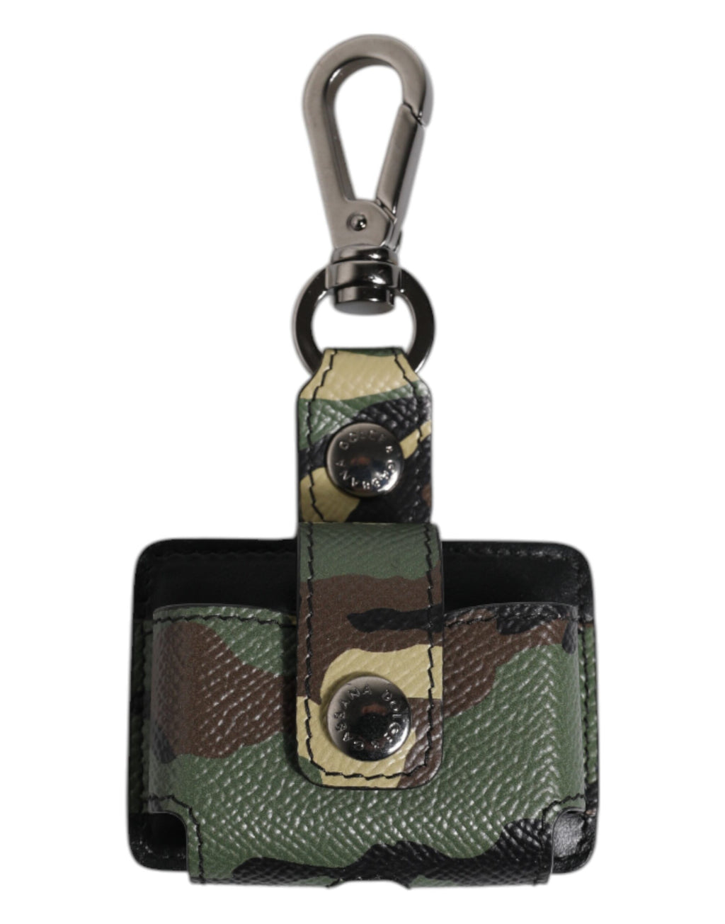 Custodia AirPods Dolce & Gabbana in pelle mimetica multicolore