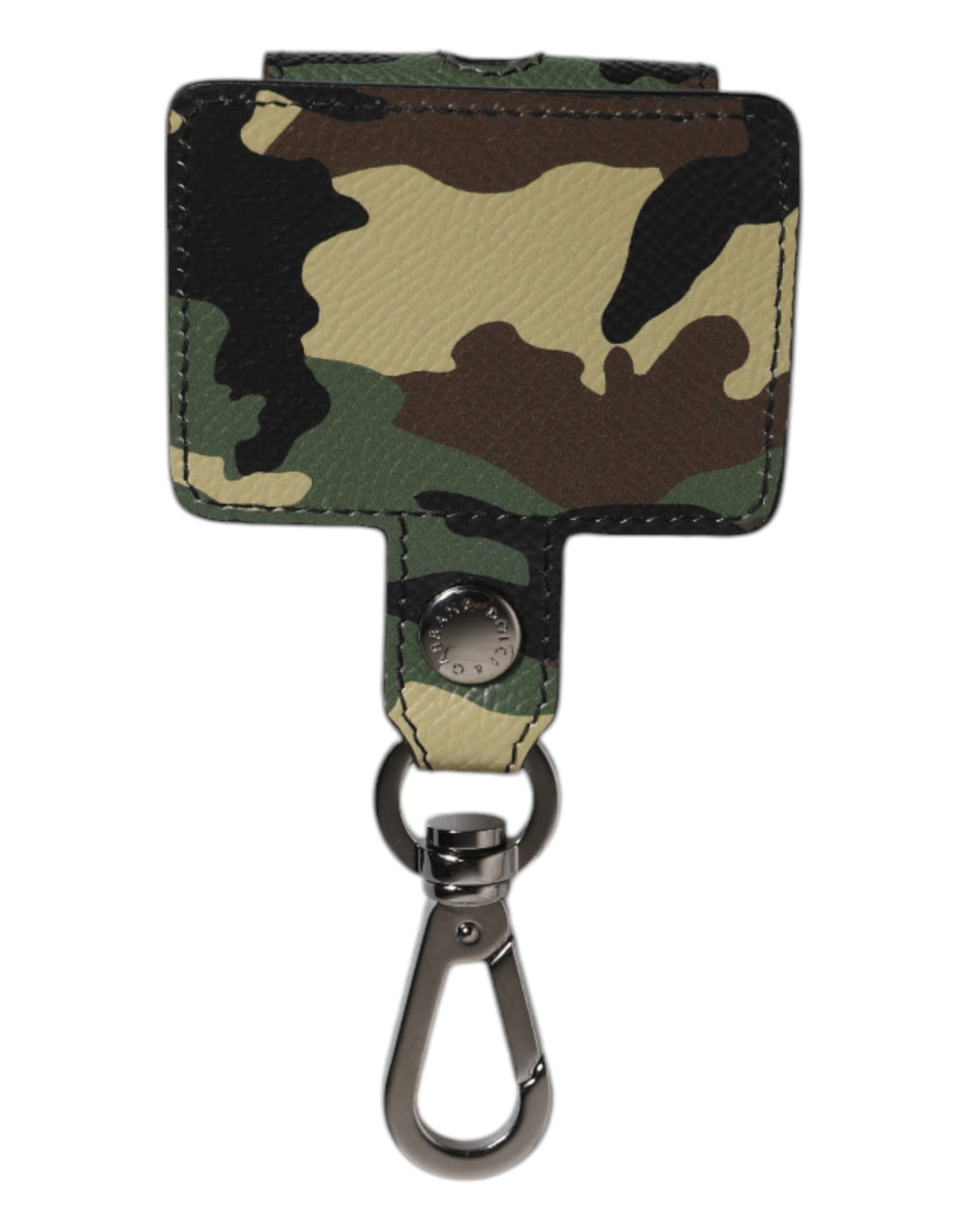 Custodia AirPods Dolce & Gabbana in pelle mimetica multicolore