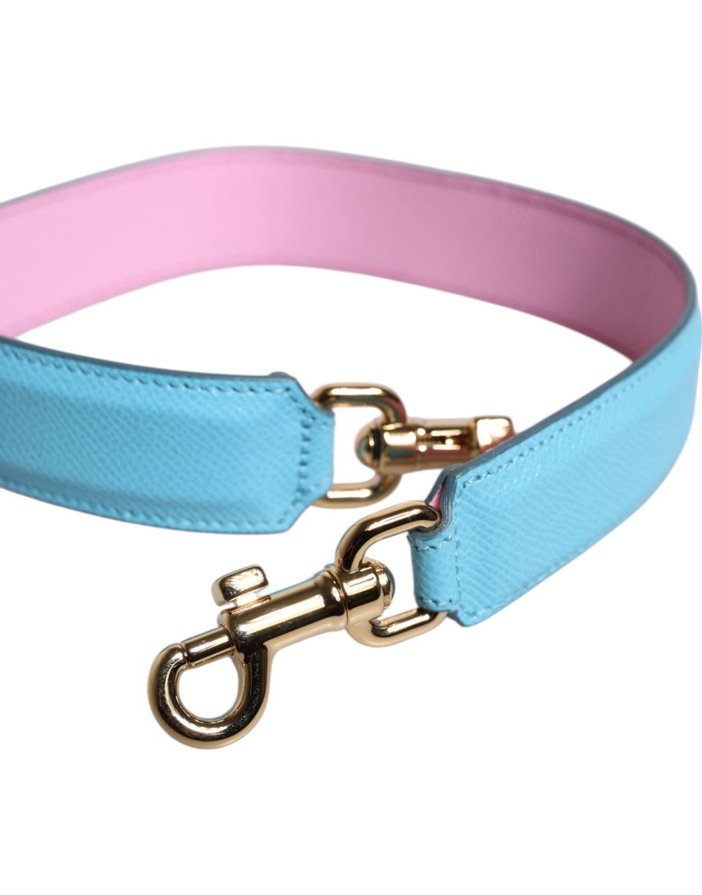 Dolce & Gabbana Borsa a Mano Tracolla in Pelle Rosa Blu