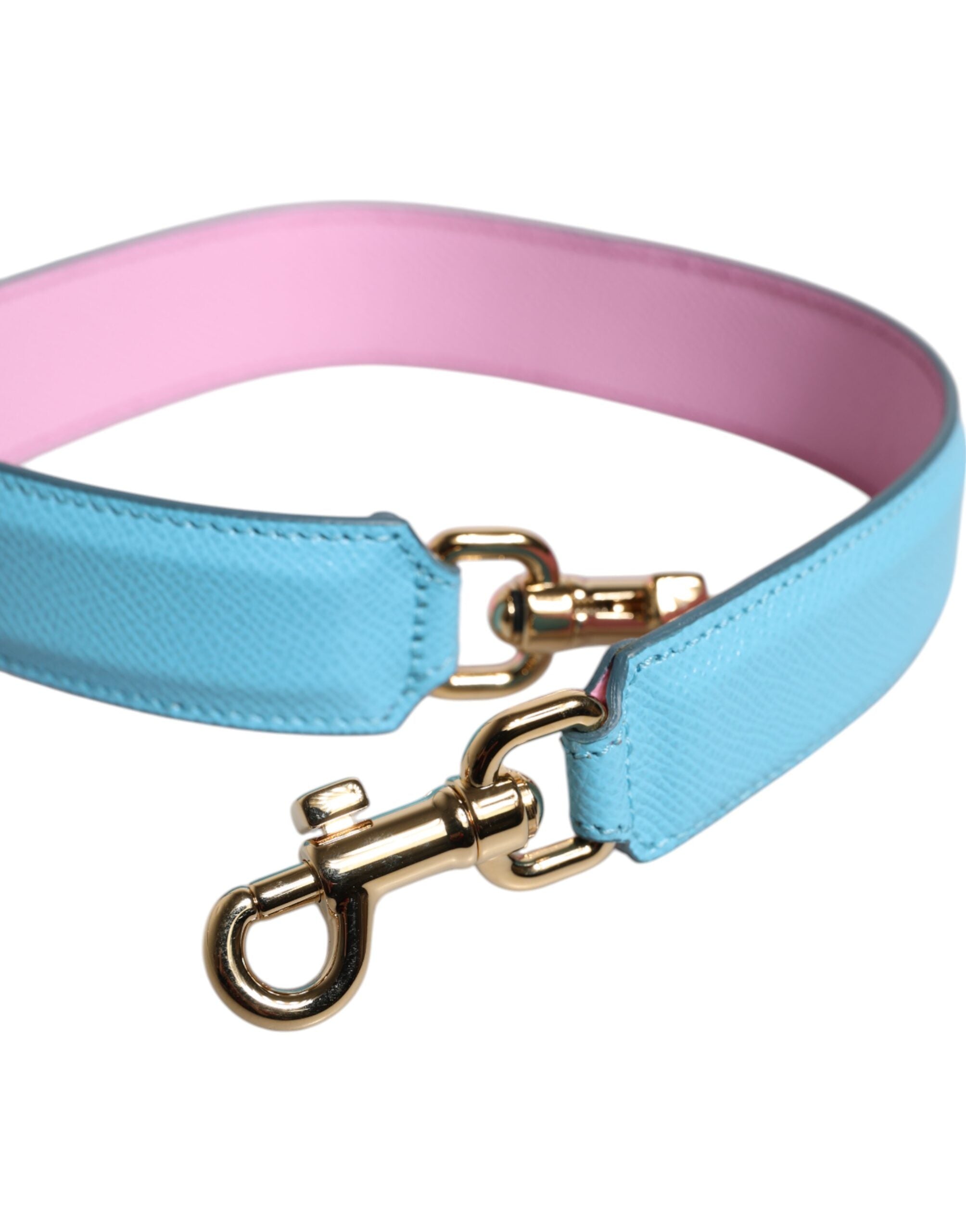 Dolce & Gabbana Borsa a Mano Tracolla in Pelle Rosa Blu