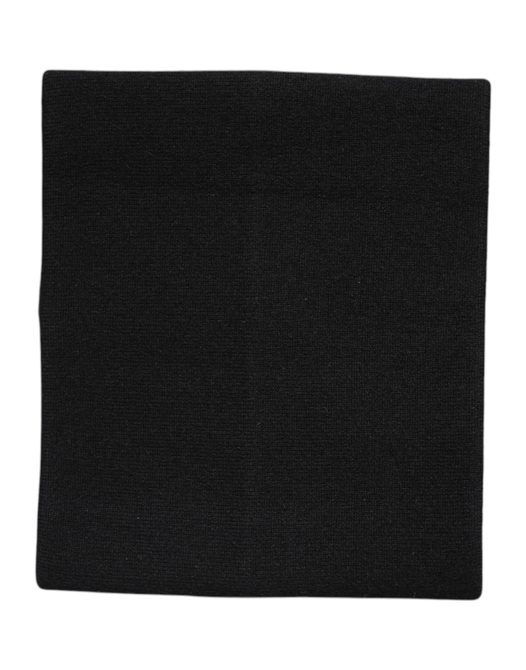 Scaldacollo a Foulard in Cashmere Nero Lavorato a Maglia Dolce & Gabbana