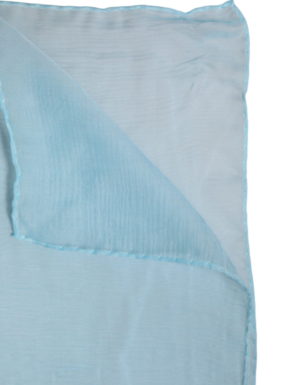 Sciarpa/Stola Rettangolare in Seta Azzurro Dolce & Gabbana