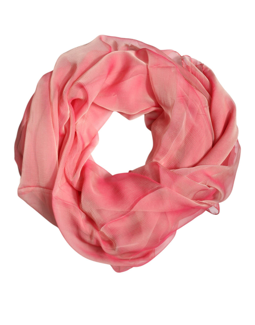Sciarpa avvolgente rettangolare da donna in seta rosa Dolce & Gabbana