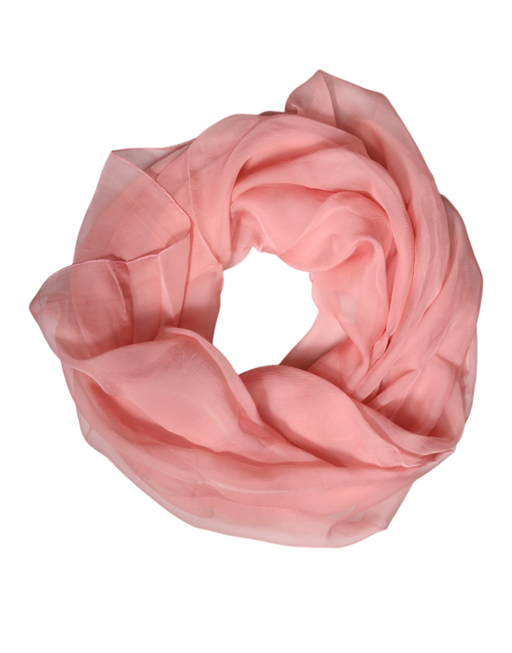 Sciarpa foulard rettangolare da donna Dolce & Gabbana in seta rosa