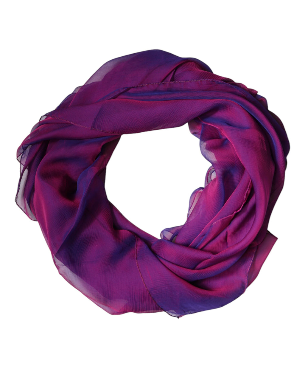 Sciarpa/Stola Rettangolare Avvolgente in Seta Viola Dolce & Gabbana