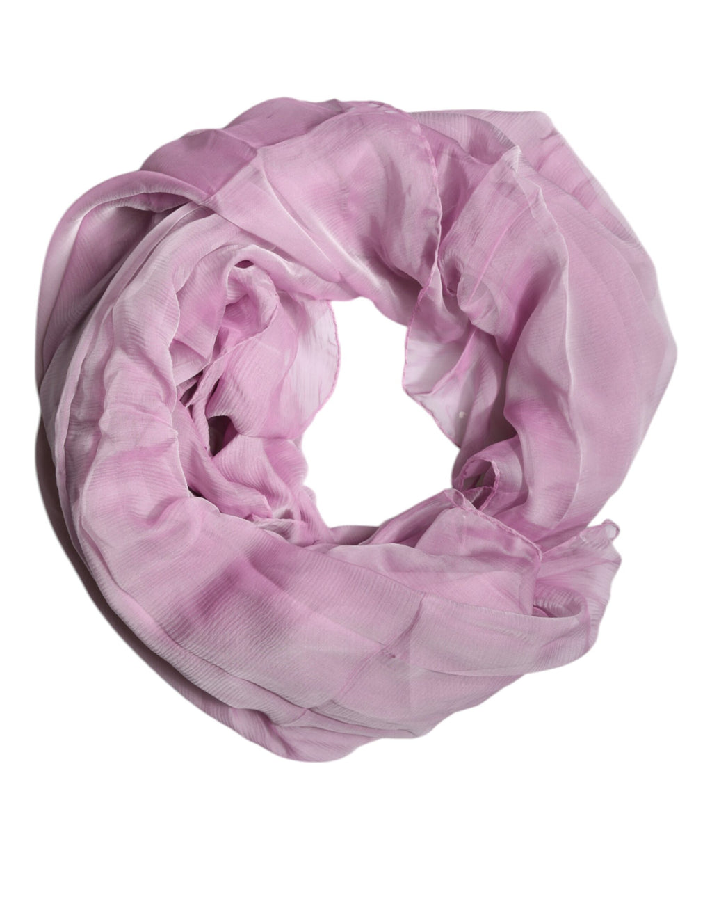 Sciarpa Stola Rettangolare in Seta Rosa da Donna Dolce & Gabbana