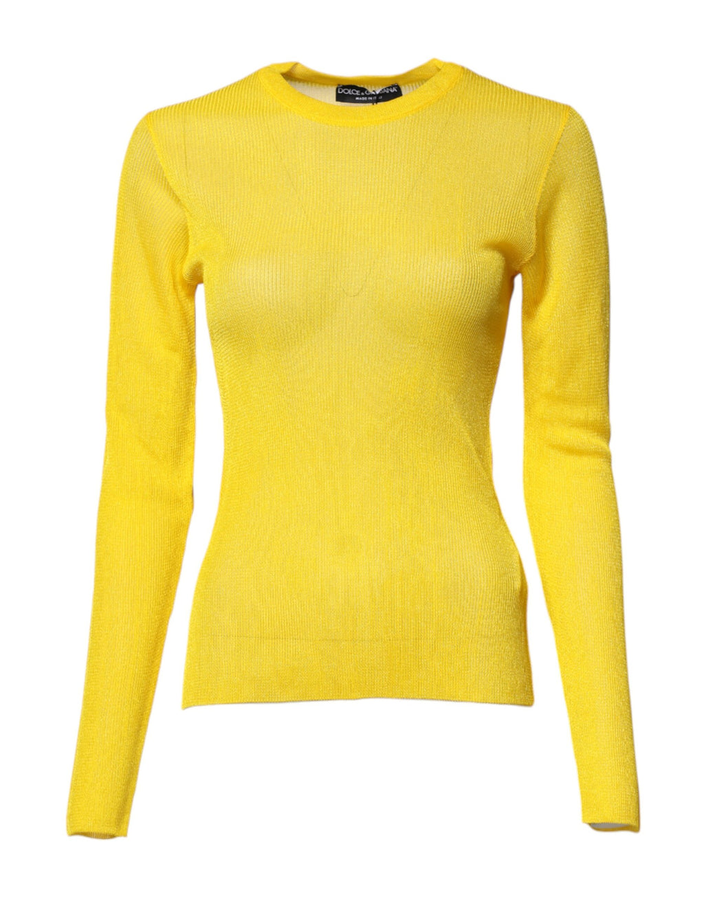 Dolce & Gabbana Maglione Donna Pullover in Poliestere Giallo