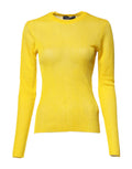Dolce & Gabbana Maglione Donna Pullover in Poliestere Giallo