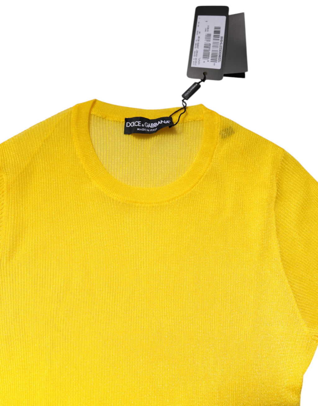 Dolce & Gabbana Maglione Donna Pullover in Poliestere Giallo