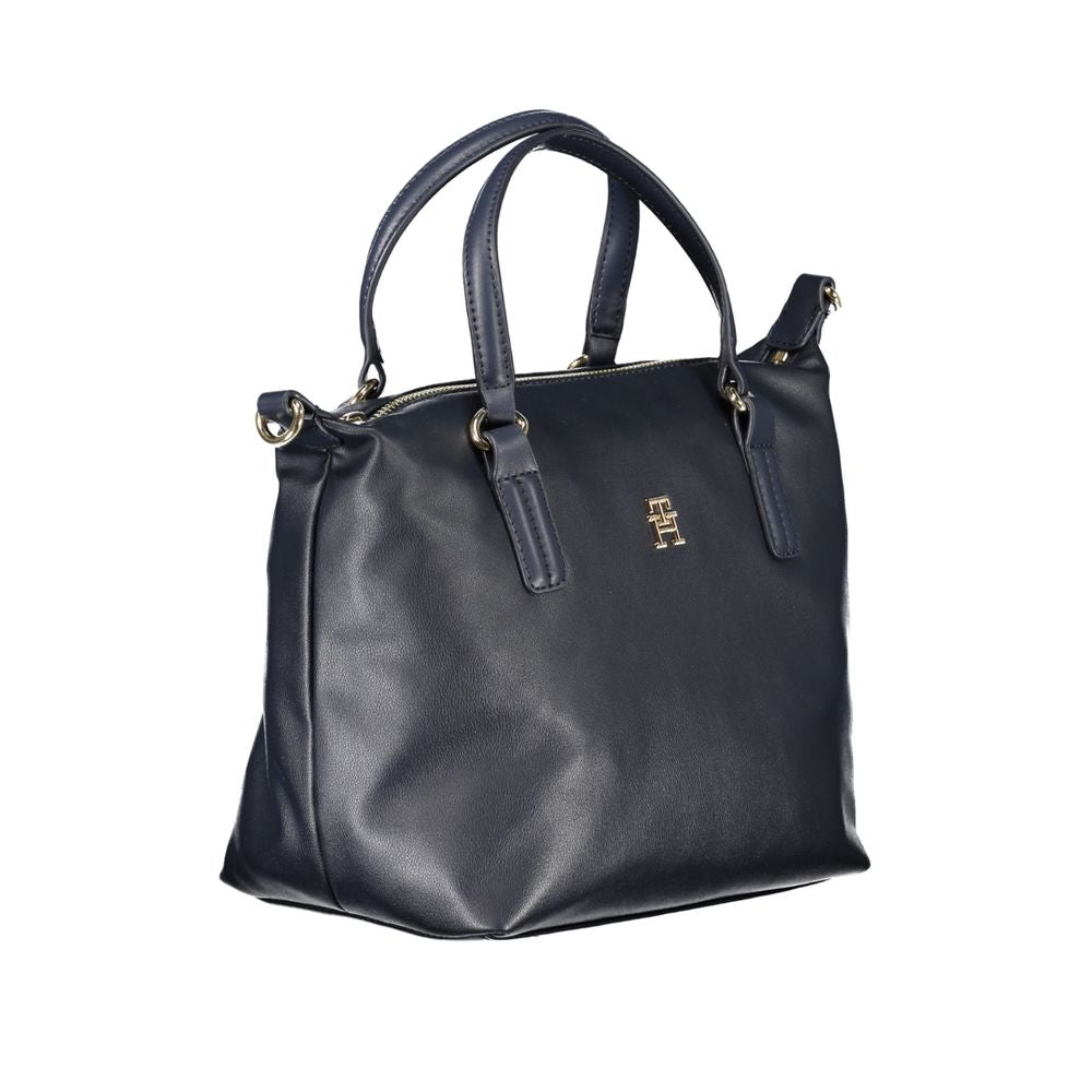 Borsa da donna Tommy Hilfiger in poliestere blu