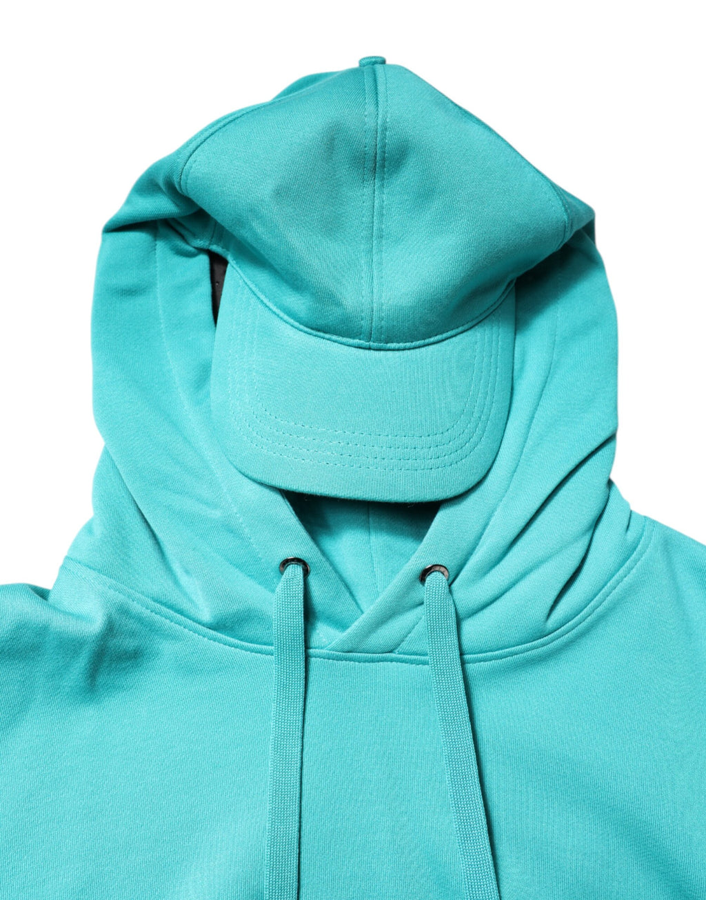 Gilet sportivo da uomo Dolce & Gabbana in cotone verde con cappuccio