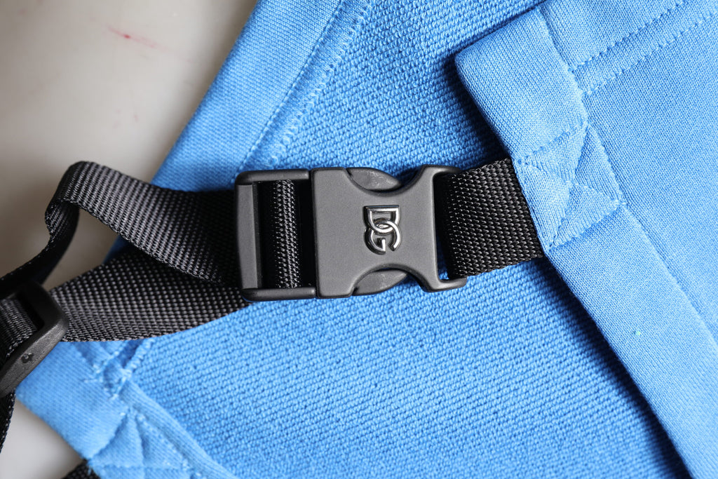 Dolce & Gabbana Gilet Sportivo da Uomo con Cappuccio in Cotone Blu