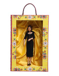 Dolce & Gabbana Abito Nero Ceramica Porcellana Moda Pelle Sicilia Bambole