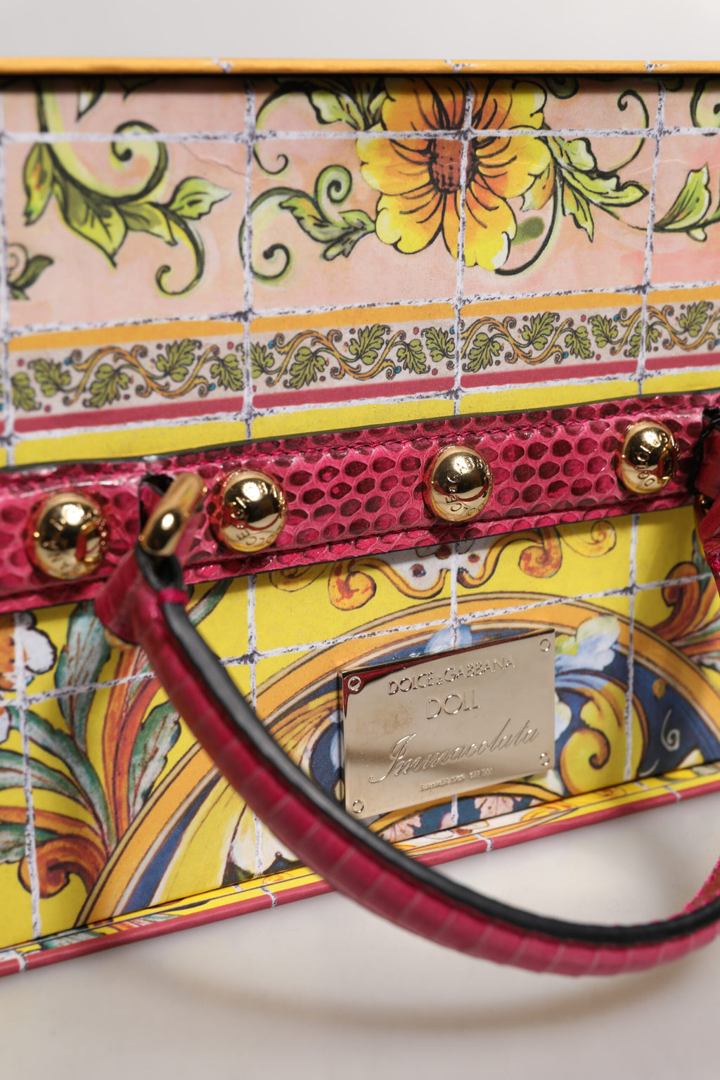 Dolce & Gabbana Abito Nero Ceramica Porcellana Moda Pelle Sicilia Bambole