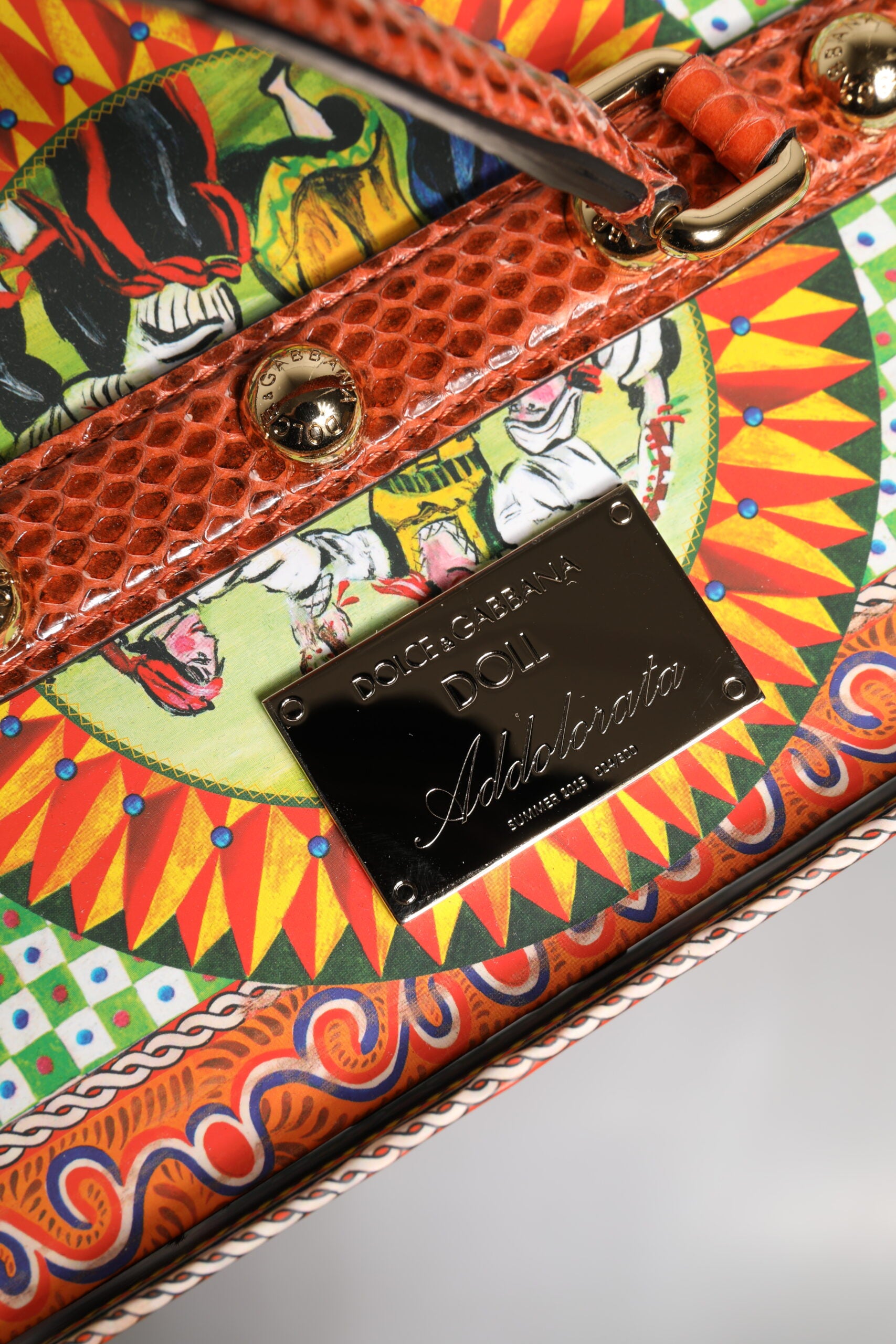 Dolce & Gabbana Abito Nero Ceramica Porcellana Moda Pelle Sicilia Bambole