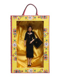 Dolce & Gabbana Abito Nero Ceramica Porcellana Moda Pelle Sicilia Bambole