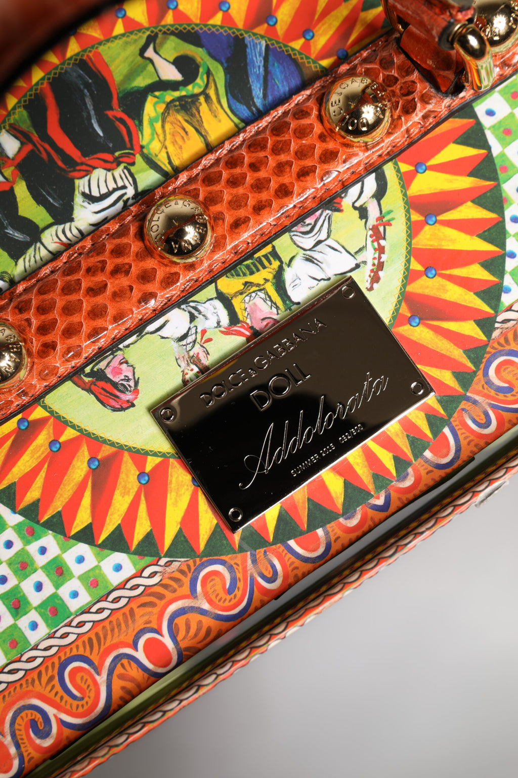Dolce & Gabbana Abito Nero Ceramica Porcellana Moda Pelle Sicilia Bambole