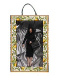 Dolce & Gabbana Abito Nero Ceramica Porcellana Moda Pelle Bambole Siciliane