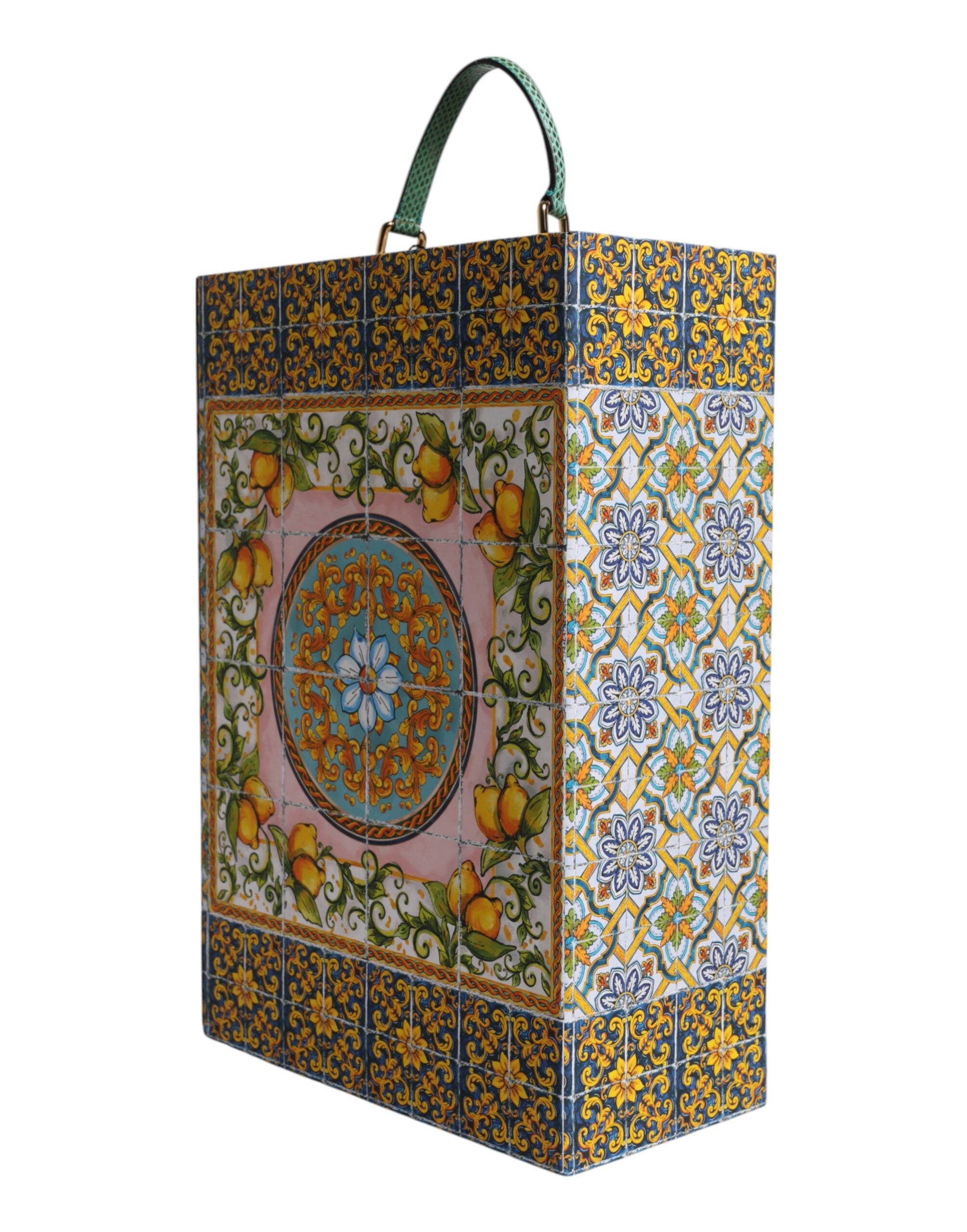 Dolce & Gabbana Abito Nero Ceramica Porcellana Moda Pelle Bambole Siciliane