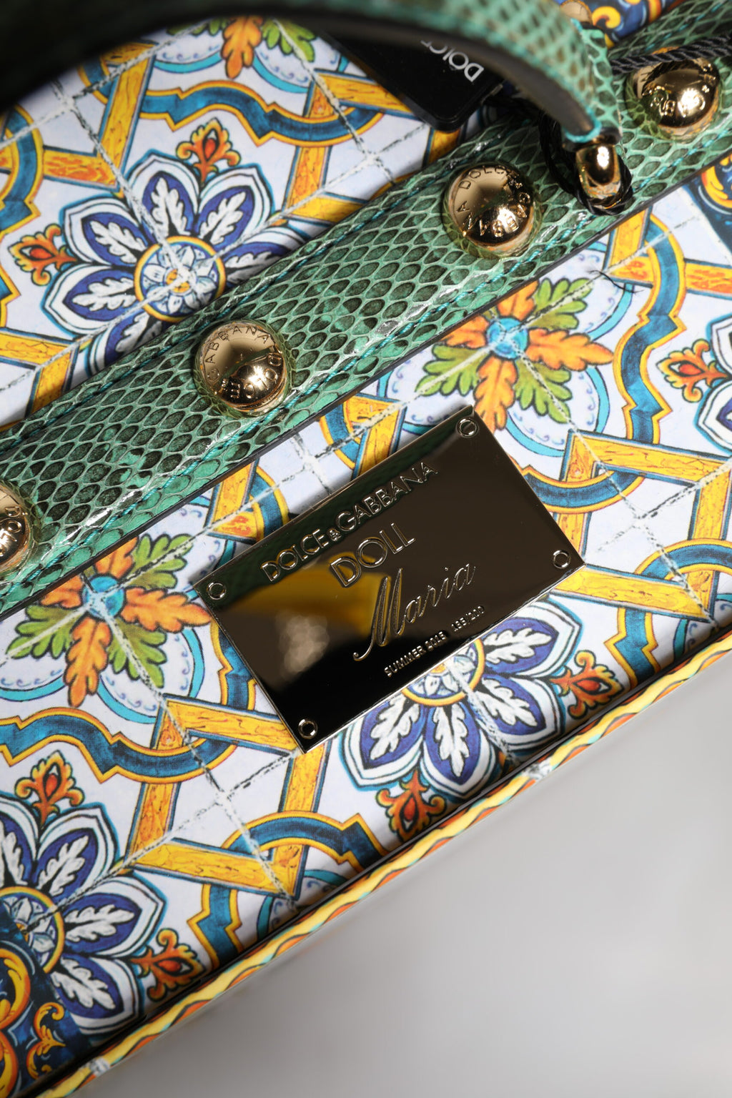 Dolce & Gabbana Abito Nero Ceramica Porcellana Moda Pelle Bambole Siciliane