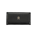 Portafoglio Tommy Hilfiger elegante nero a doppio scomparto