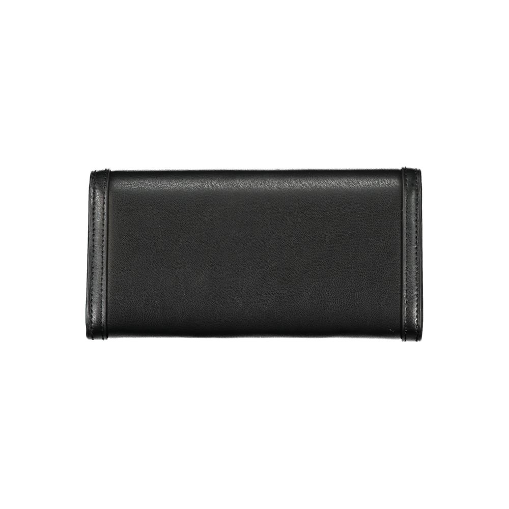 Portafoglio Tommy Hilfiger elegante nero a doppio scomparto