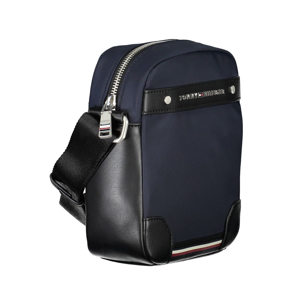 Borsa a tracolla da uomo Tommy Hilfiger in poliestere blu