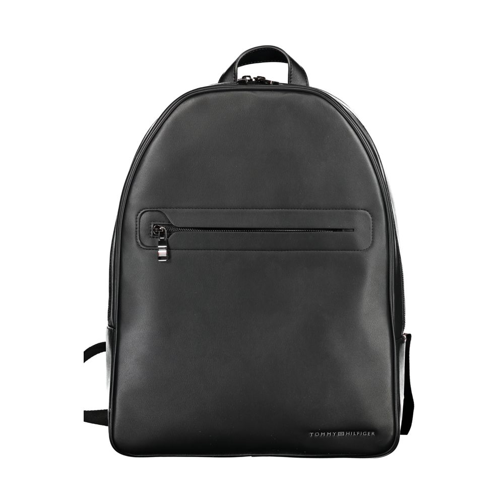 Zaino da uomo Tommy Hilfiger in poliuretano nero