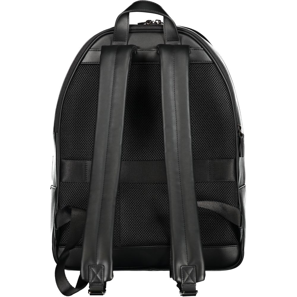 Zaino da uomo Tommy Hilfiger in poliuretano nero