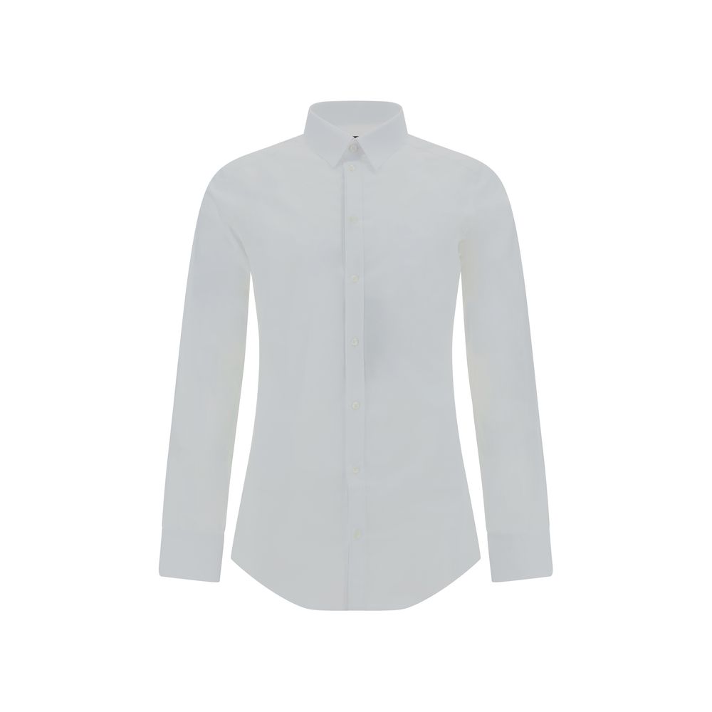 Camicia Elasticizzata Bianca Dolce & Gabbana