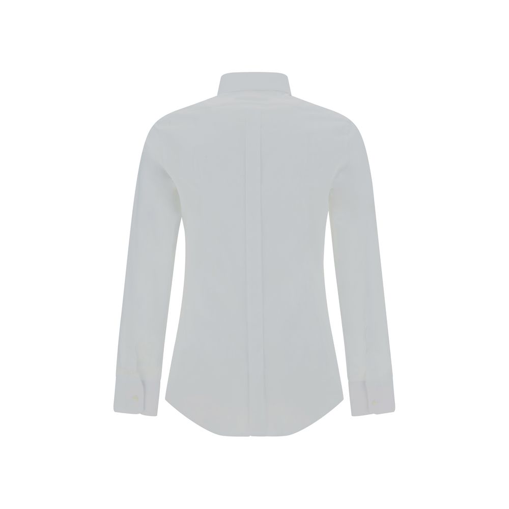 Camicia Elasticizzata Bianca Dolce & Gabbana
