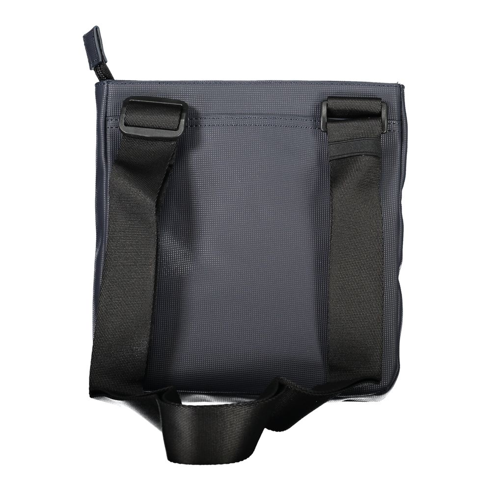 Borsa a tracolla da uomo in poliuretano blu navy Tommy Hilfiger