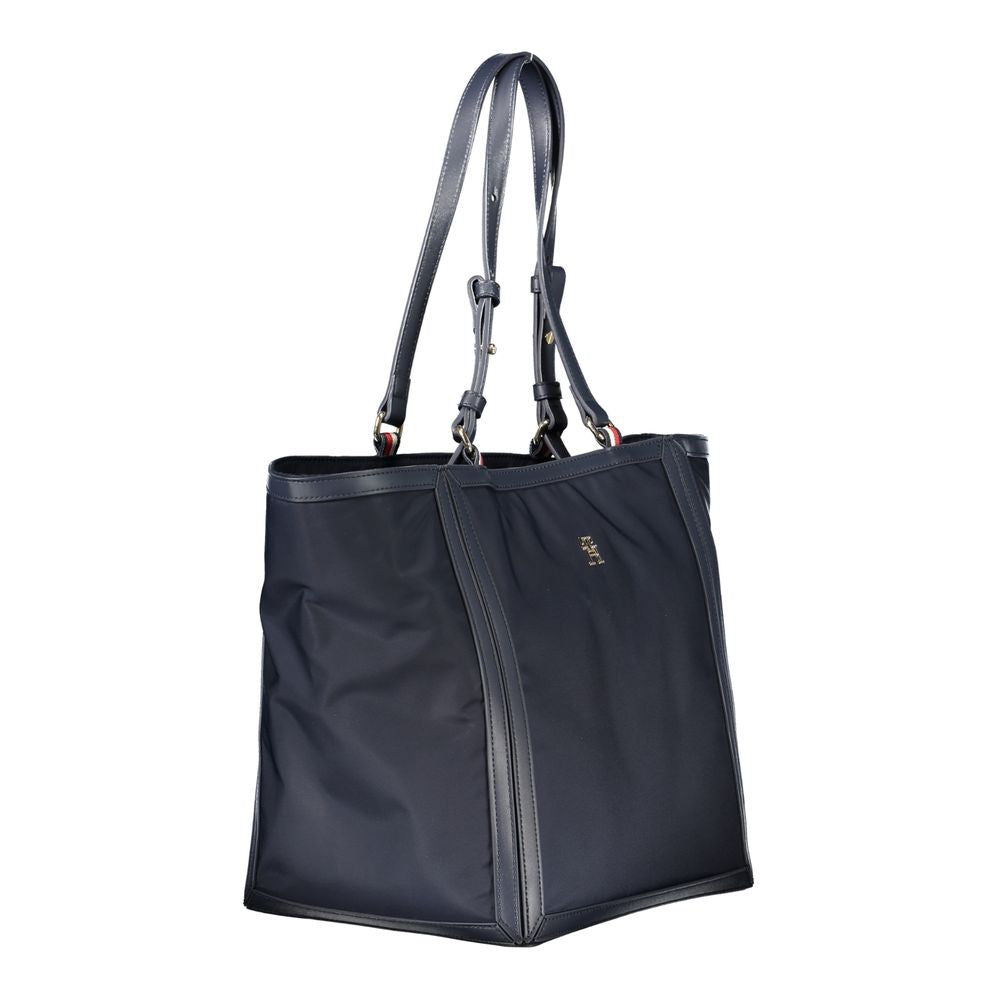 Borsa da donna Tommy Hilfiger in poliestere blu
