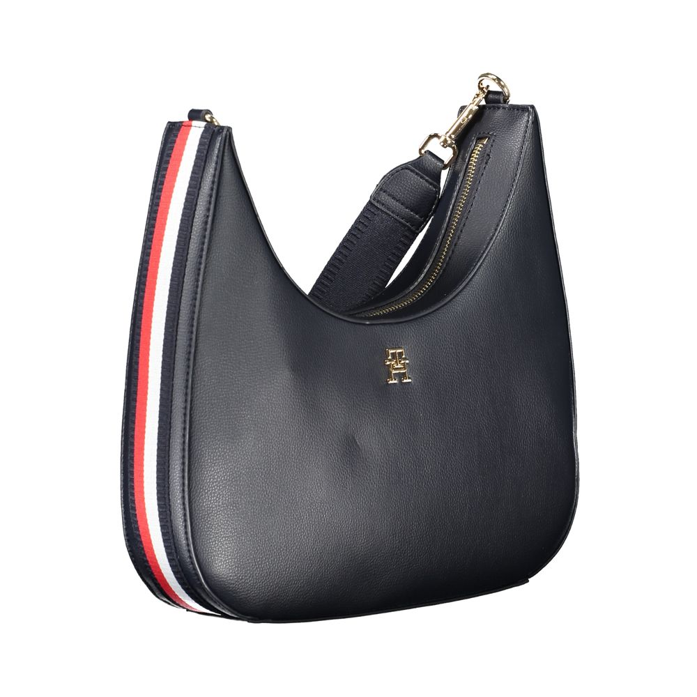 Borsa a tracolla Tommy Hilfiger da donna in poliestere blu