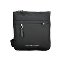 Borsa a spalla da donna Tommy Hilfiger in poliuretano nero