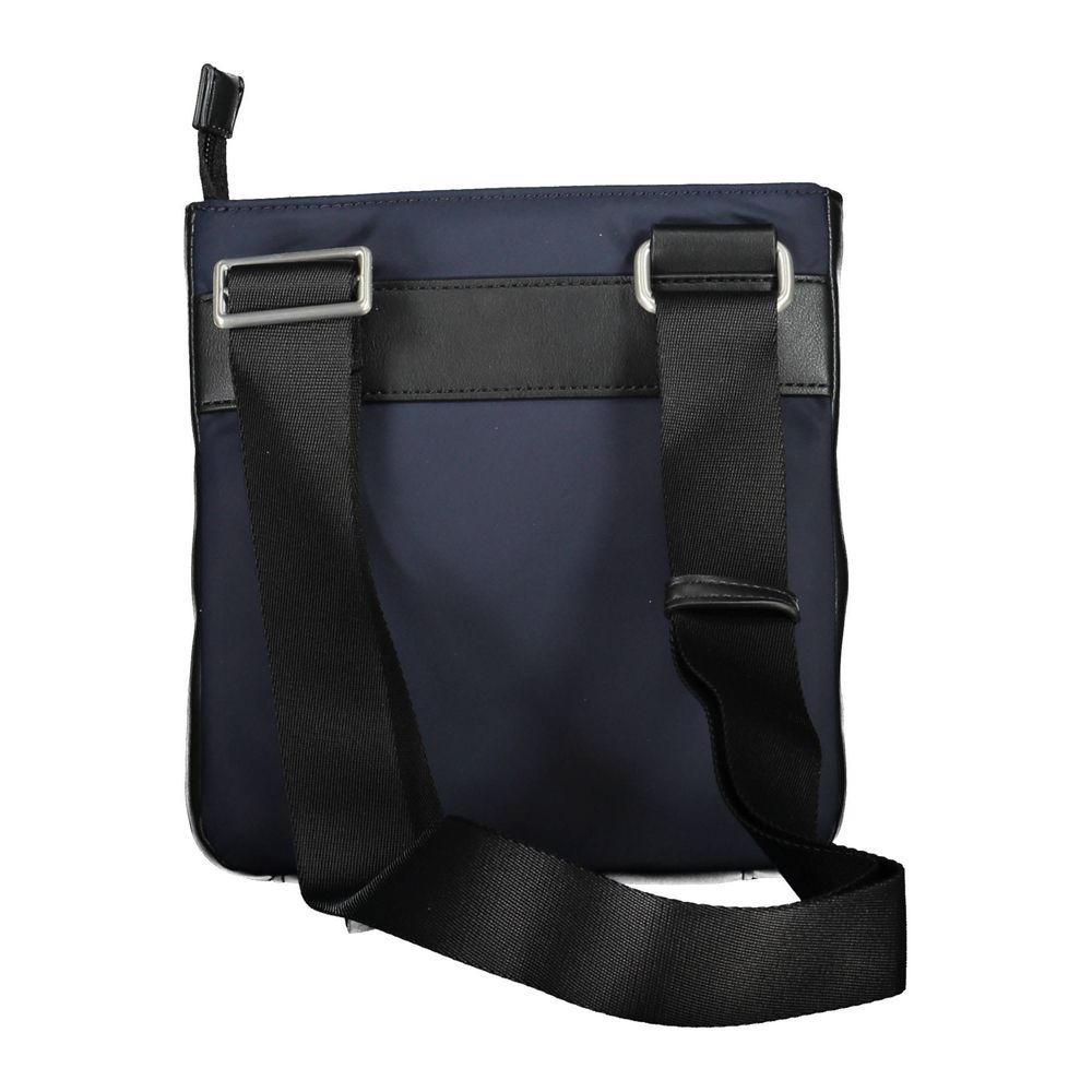 Borsa a tracolla da uomo Tommy Hilfiger in poliuretano blu