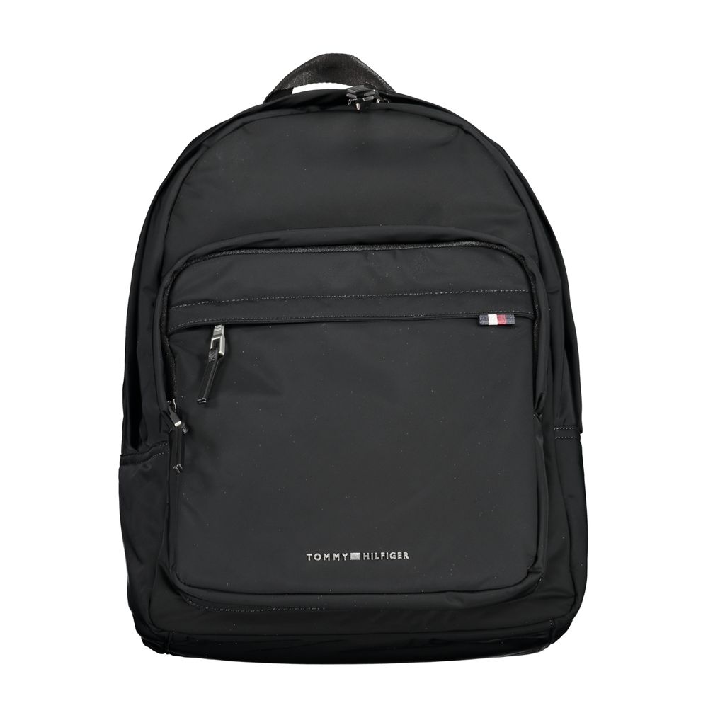 Zaino da uomo Tommy Hilfiger in poliestere nero