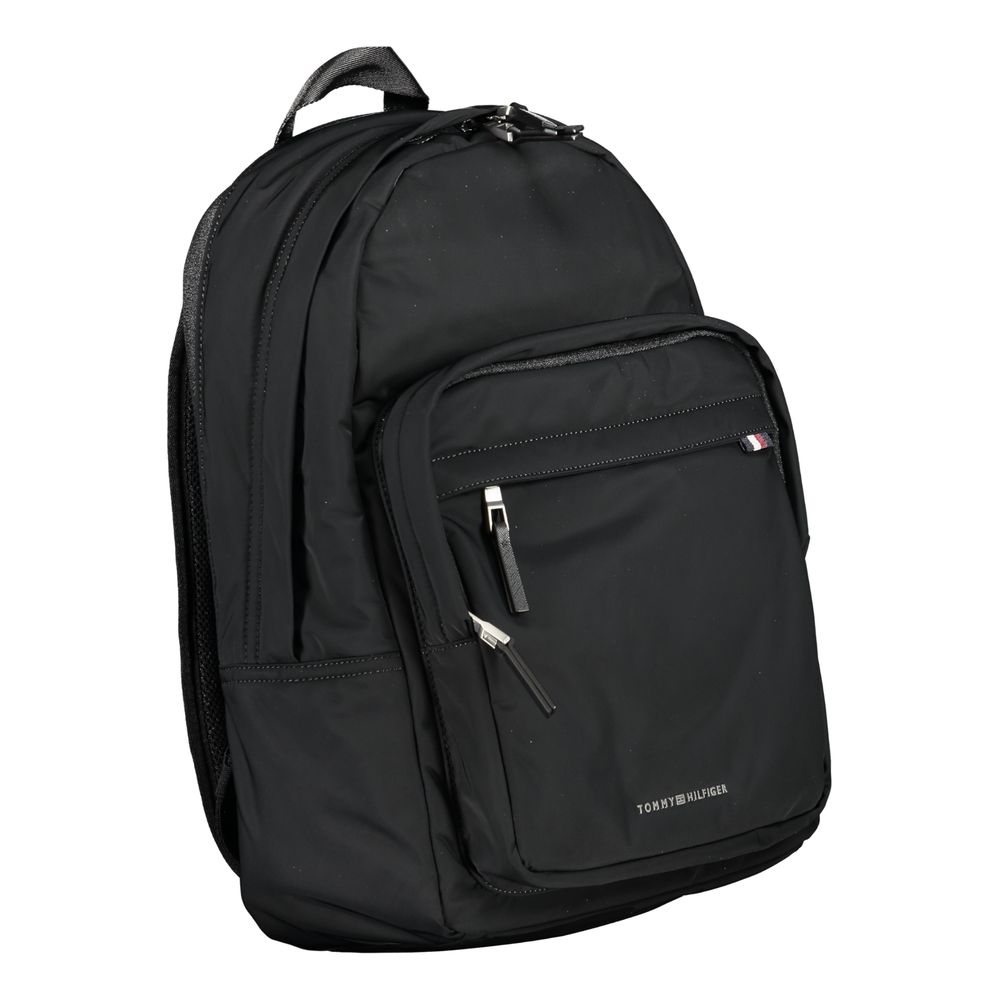 Zaino da uomo Tommy Hilfiger in poliestere nero