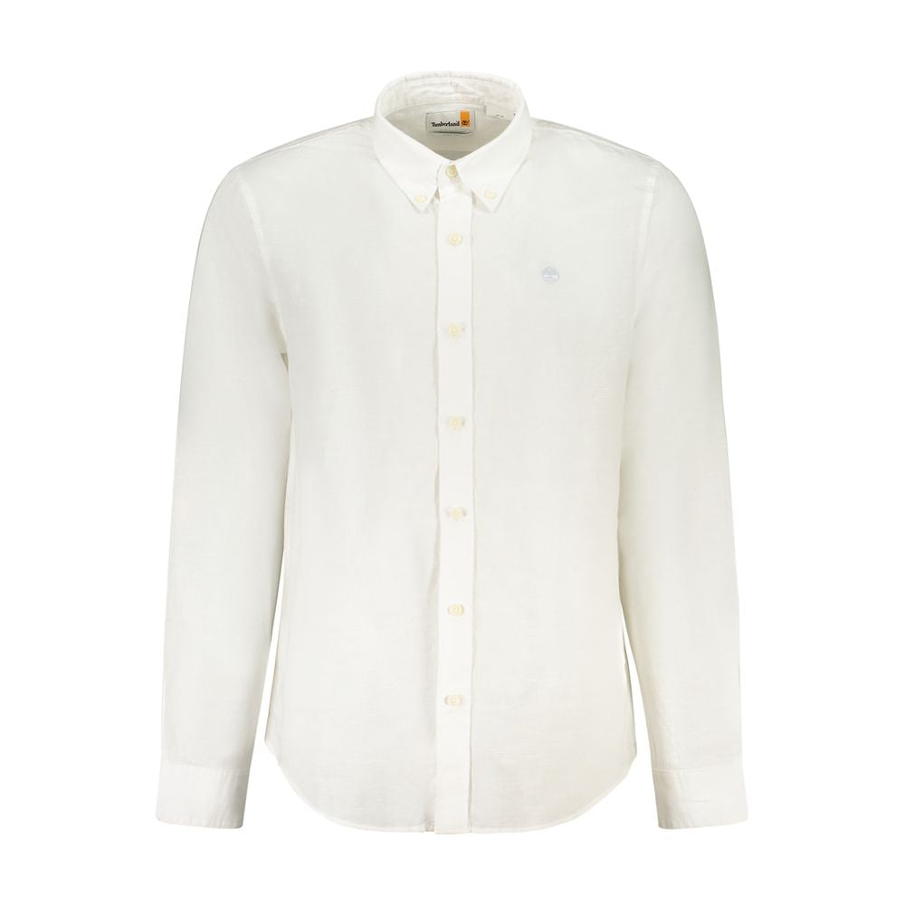 Camicia Uomo Lino Bianco Timberland