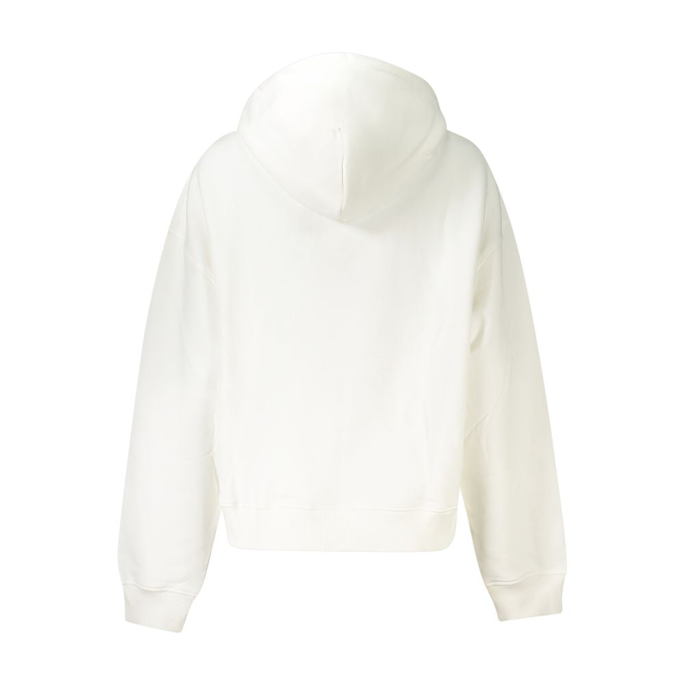 Tommy Hilfiger Felpa Bianca in Cotone da Donna