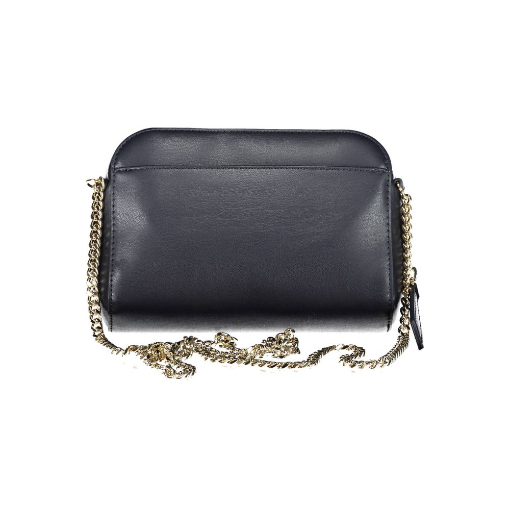 Borsa da donna in poliuretano blu Tommy Hilfiger