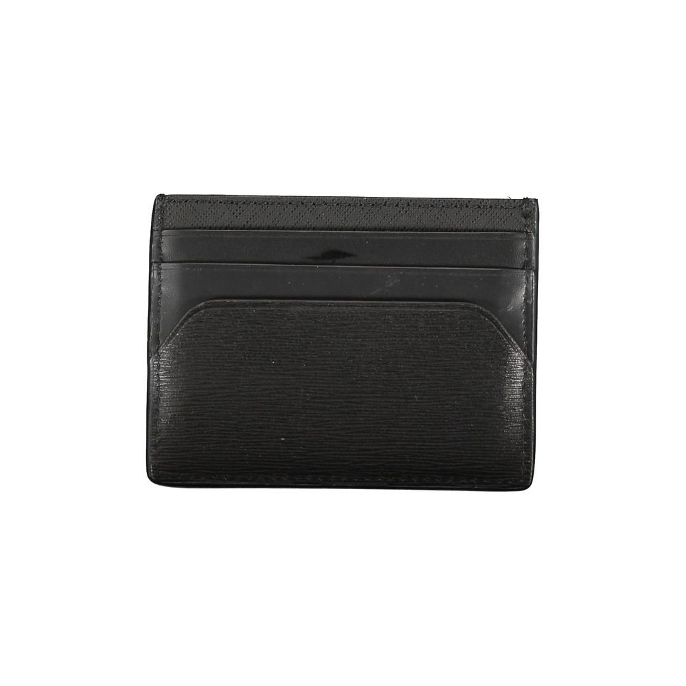 Portafoglio da uomo Tommy Hilfiger in pelle nera