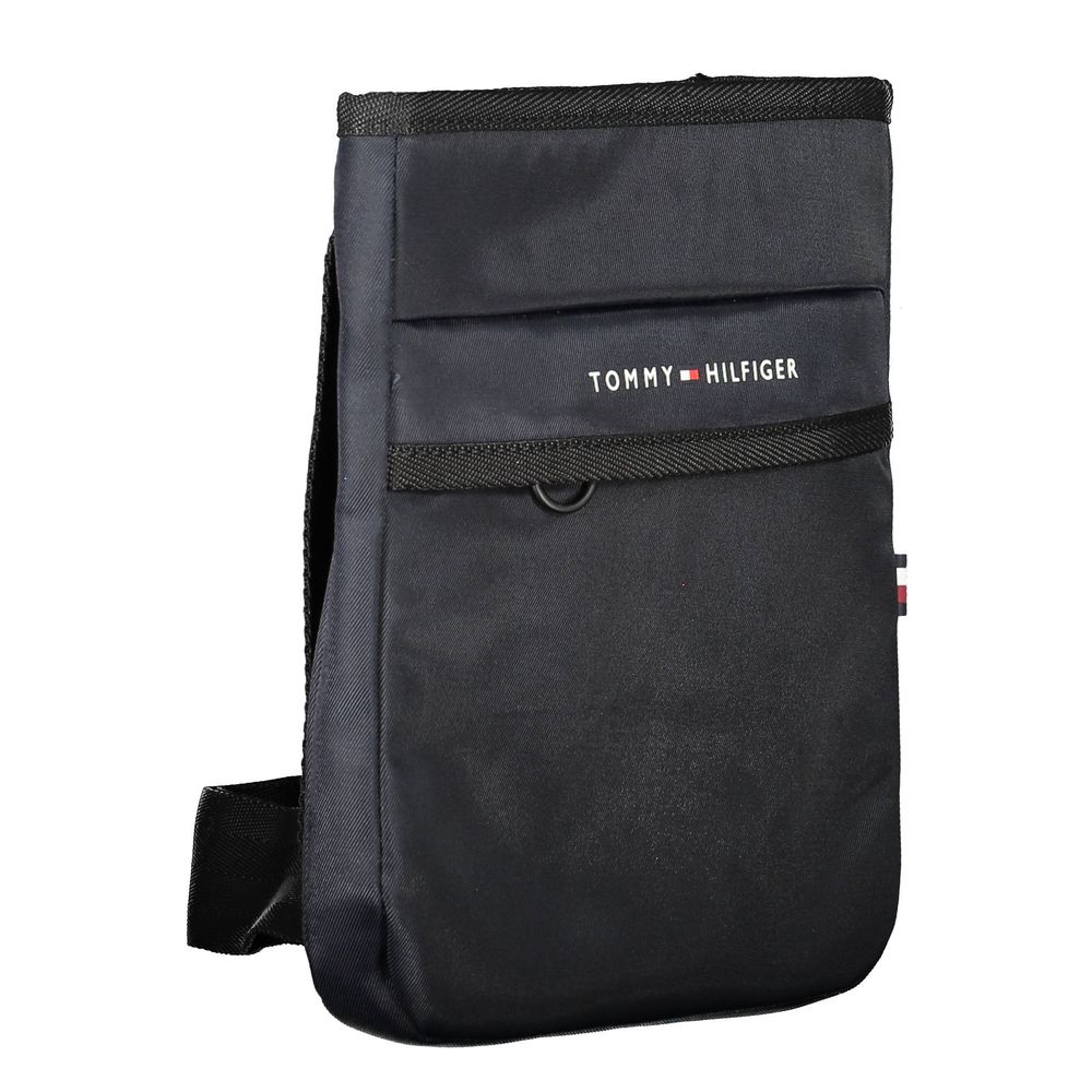 Borsa a tracolla da uomo Tommy Hilfiger in poliestere blu