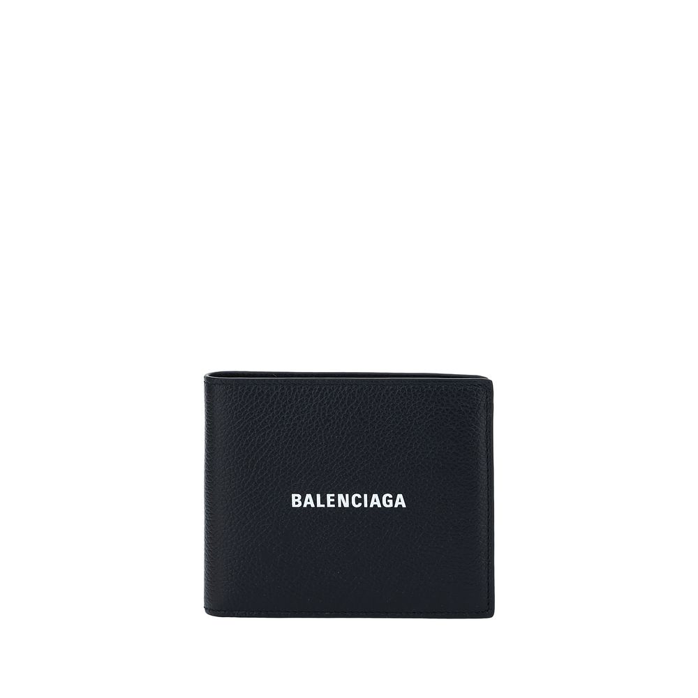 Balenciaga Black Calf Leather Bos Taurus Wallet