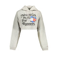 Tommy Hilfiger Felpa Donna in Cotone Grigio