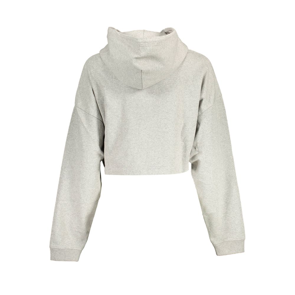 Tommy Hilfiger Felpa Donna in Cotone Grigio