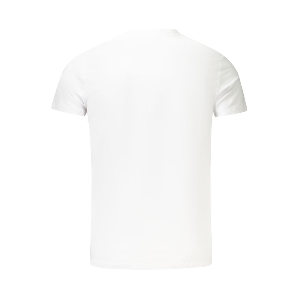 T-shirt da uomo in cotone bianco Pepe Jeans