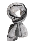 Sciarpa Foulard Dolce & Gabbana in Seta Bianca e Nera