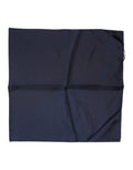 Foulard da Uomo Quadrato Dolce & Gabbana in Seta Blu Scuro