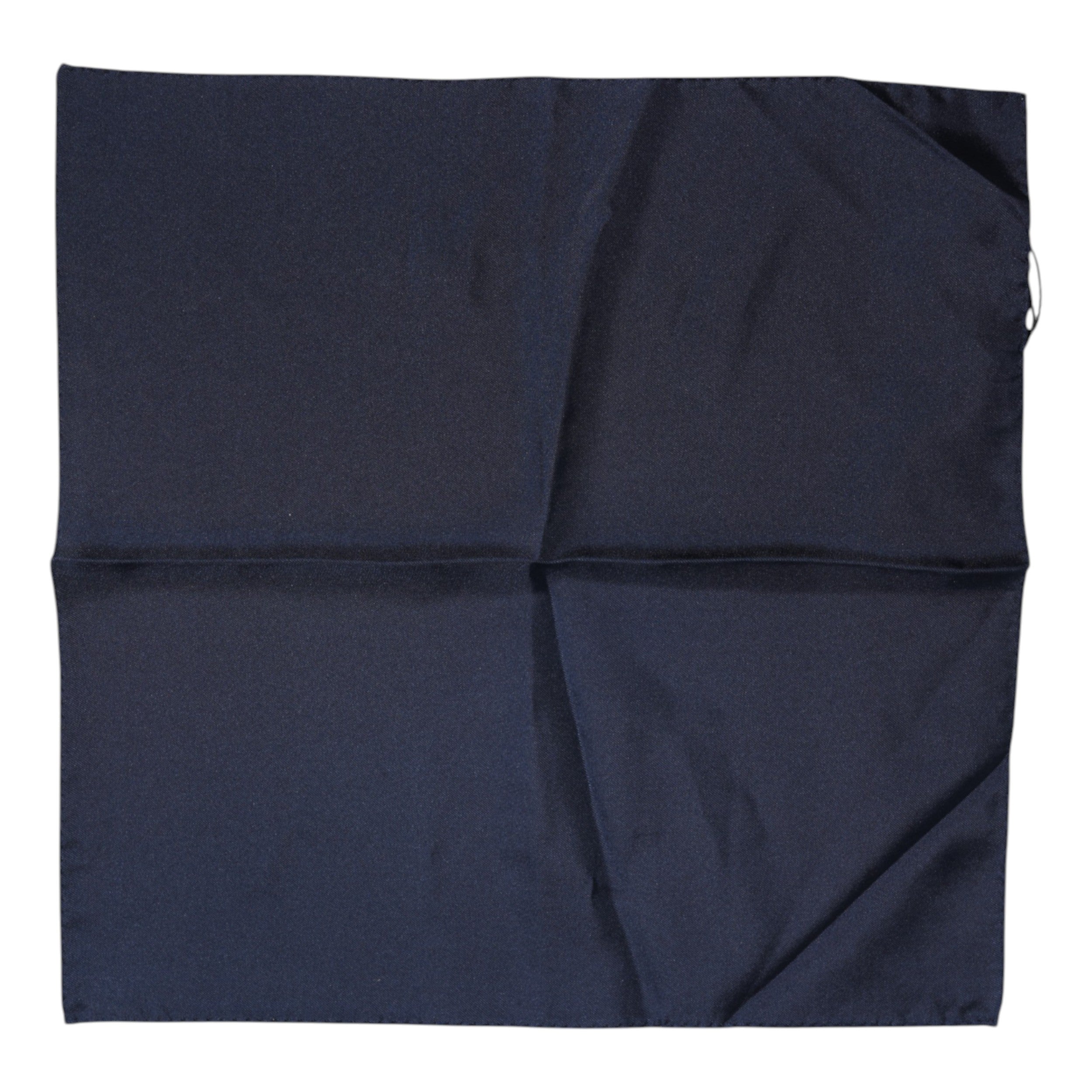 Foulard da Uomo Quadrato Dolce & Gabbana in Seta Blu Scuro